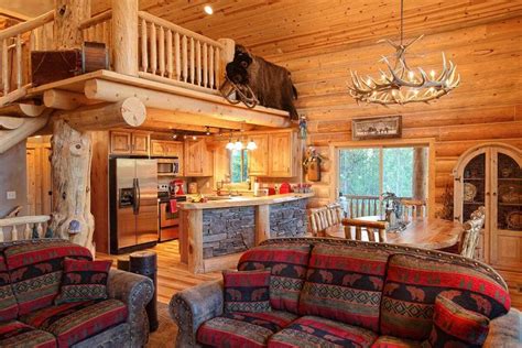 Inside The Wyoming Floor Plan Log Home Interior Cabin Interior