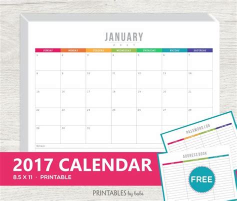 Printable Calendar Booklet Calendar Templates