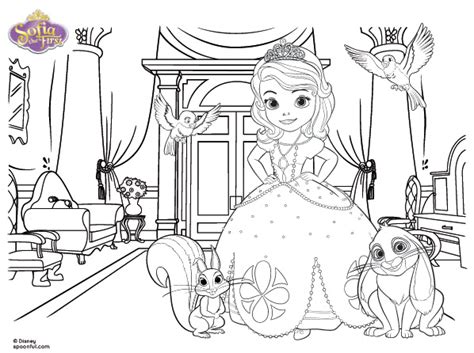 Imprimibles gratis Princesita Sofía - Todo Bonito