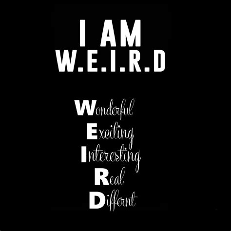 5 Quotes: Be weird Cute wallpapers Pinterest Wallpaper