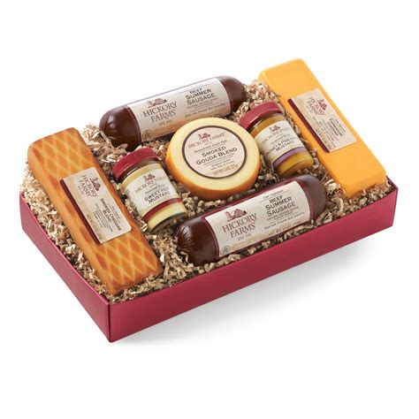 Summer Sausage And Cheese T Box 5499 Usd Hickory Farms Sausages