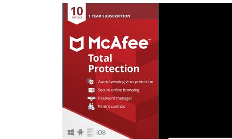 Mcafee Total Protection 2021 10devices 1 Year Windows Mac