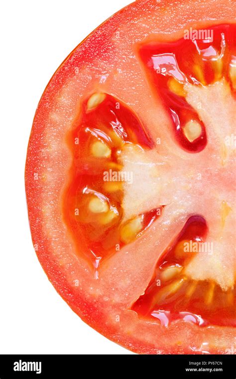 Juicy Tomato Inside Stock Photo Alamy