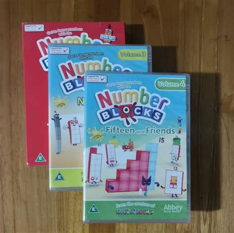 Number Blocks Dvd Full Season 1 4 Hobbies And Toys Music And Media Cds