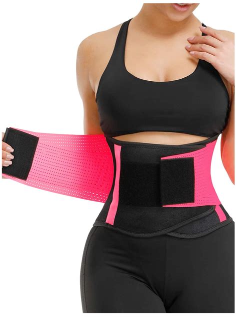 Selfieee Women S Postpartum Girdle Corset Recovery Belly Band Wrap Belt 00098 Hot Pink X Large