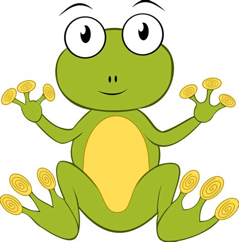 Public Domain Clip Art Image Illustration Of A Cartoon Frog Id