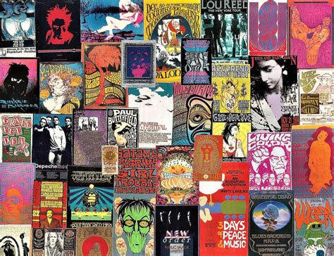 Classic Rock Poster Collage 2 Digital Art By Doug Siegel Pixels