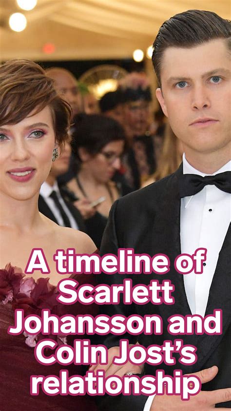 Scarlett Johansson Says Colin Jost Is The Love Of Her Life — Heres A Timeline Of Their