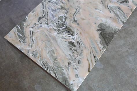 Accent your living room with a coffee, console, sofa or end table. MrsPKandOz | Mid Century Modern Marble Swirl Top with ...