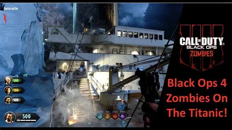 Black Ops 4 Zombies On The Titanic Finding The Artifact Youtube
