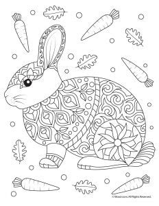 Pin by dolores robinson on printable designs rabbit colors. Fall Animal Adult Coloring Pages | Woo! Jr. Kids Activities
