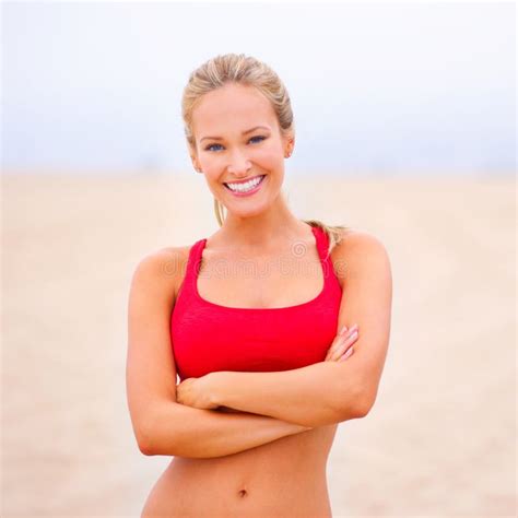 Beaches Are Not Just For Tanning Portrait Of A Young Woman In