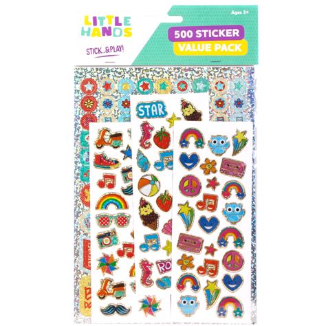 Buy Assorted Designs 500 Sticker Pack At Mighty Ape Nz