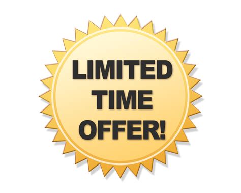 Limited Time Offer Png Png Image Collection