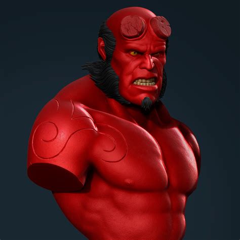 Artstation Hellboy Bust
