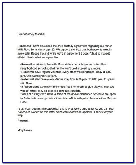 Reference Letter For Child Custody