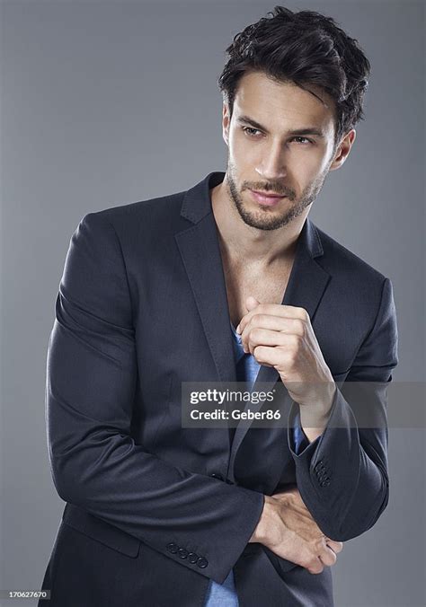 Handsome Man Posing High Res Stock Photo Getty Images