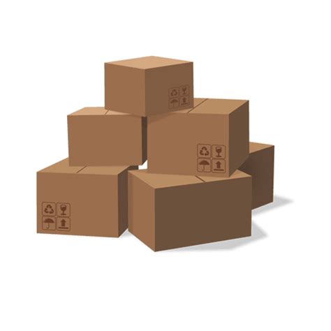 Download Stack of cardboard boxes - Transparent PNG & SVG vector file