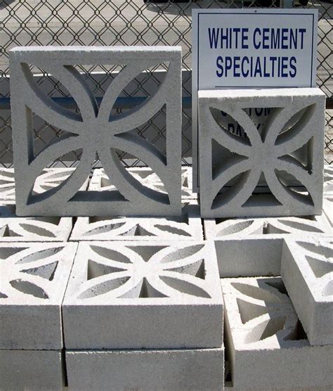 Landscape Gardening History Screen Block Breeze Blocks Cement Crafts