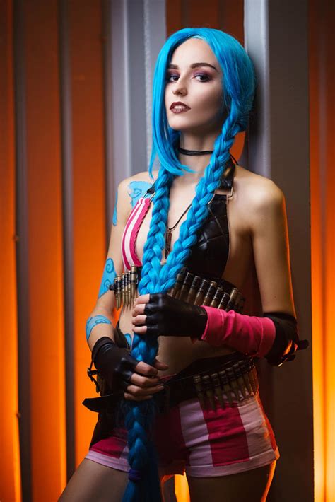 Cosplay Print League Of Legends Jinx Cosplay Costume Etsy