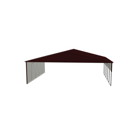 30x25x8 Triple Wide Carport With A Vertical Roof Village Carports
