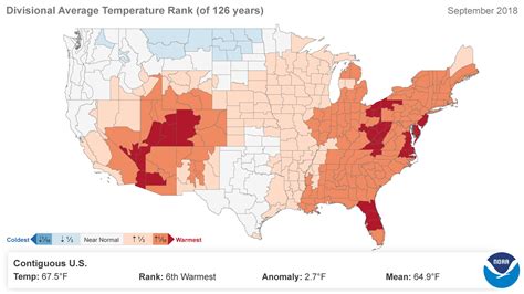 Monthly Climate Conditions Interactive Map Noaa