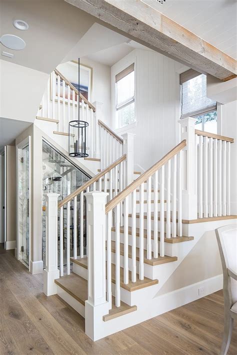 From wall mounted handrails, glass and balustrade handrails, to newel posts, oak stair cladding, spindles, post caps and glass panels. Staircase Millrwork The staircase features White Oak ...