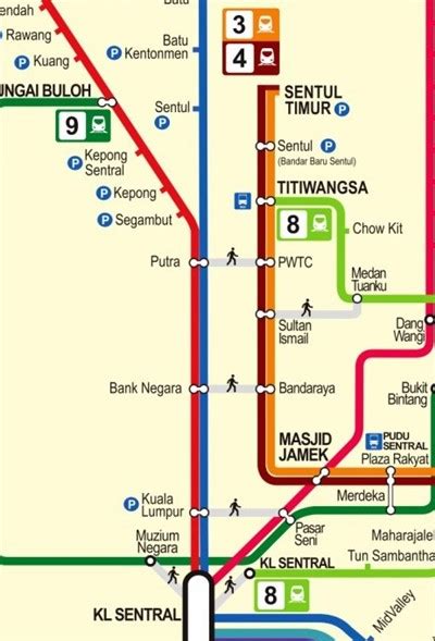Most of kuala lumpur's passenger rail lines serve kl sentral, while many intercity trains serving peninsular malaysia and singapore start there. KL Sentral to Sentul Timur LRT Route (Laluan), Schedule ...