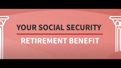Social Security Retirement Benefits Youtube