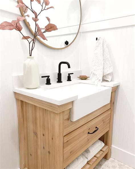 Farmhouse Vanity Designs To Elevate Your Bathroom Experience