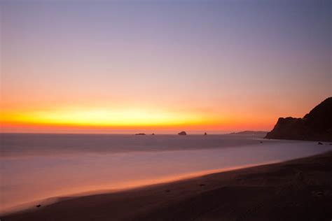 Simple Beach Sunset Landscape Images And Pictures Becuo