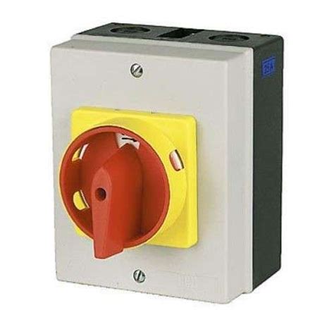 25a 4 Pole Tp And N Rotary Isolator Switch Ip65