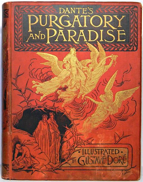 Dante Purgatory And Paradise Antique Illustrated Folio Divine Comedy