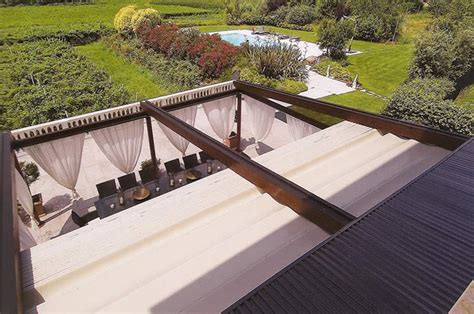 Trim the posts using a reciprocating saw, cutting the post level with the second run of boards. Retractable Pergola Canopy DIY | Pergola Design Ideas