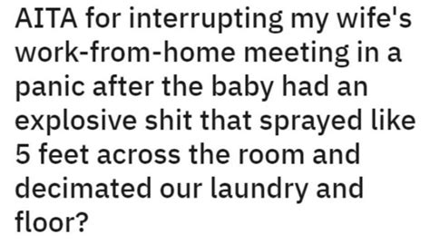 Husband Interrupts Wifes Work Meeting To Change Their Babys Diaper