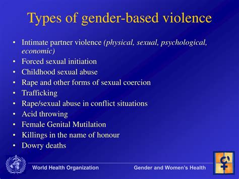 Effects Of Gender Based Violence