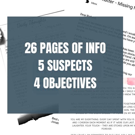 Printable Murder Mystery Case File Digital Download Etsy