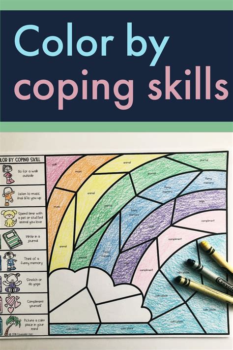 The only two things i don't like. Color by Coping Skills Spring Activity for School ...