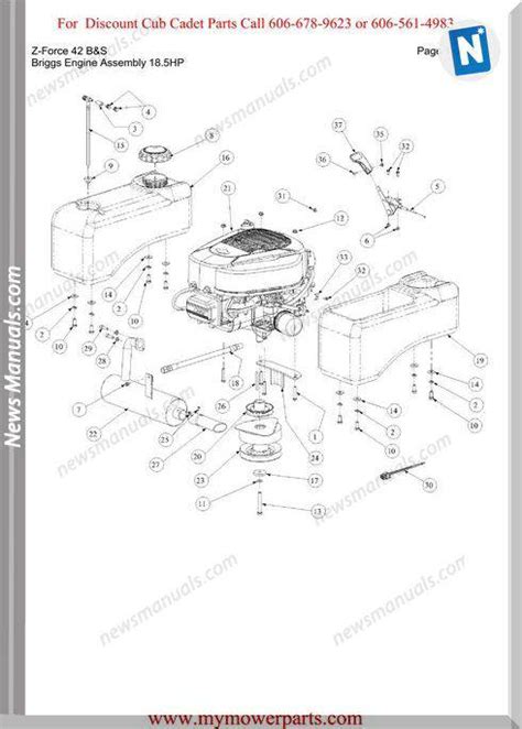 Cub Cadet Parts Manual For Model Z Force 42 Bands