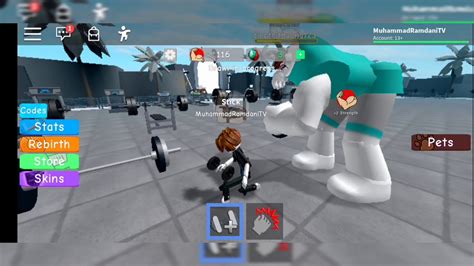 Weight Lifting Simulator 3 Roblox Indonesia Noob New Players
