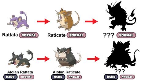 Pokemon Rattata Evolution