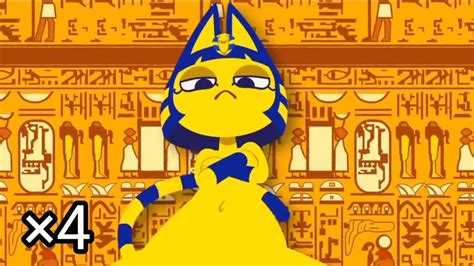 Egyptian Cat Dancing But Its 4x Faster Zone Ankha Youtube
