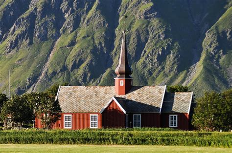 Flakstad Church Lofoten Islands Nordland Norway Flickr