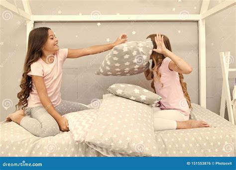 Pillow Fight Pajama Party Sleepover Time For Fun Best Girls Sleepover