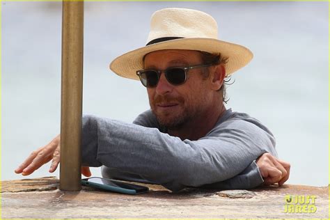 Photo Simon Baker Looks Fit Going For A Dip In The Ocean 66 Photo