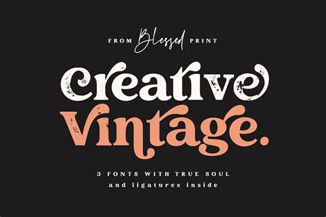 Creative Vintage Font Duo Serif Fonts Creative Market