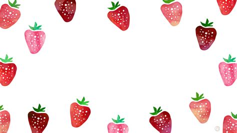 Cute Strawberry Desktop Wallpapers Wallpaper Cave