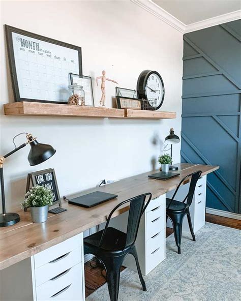 21 Farmhouse Home Office Ideas To Boost Your Productivity