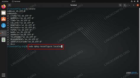 Change System Language On Ubuntu 2204 From Command Line Linux
