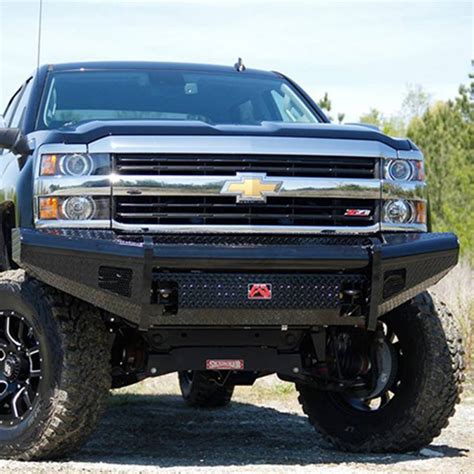 Fab Fours Fs17 S4161 1 Black Steel Front Bumper For Ford F250f350f450